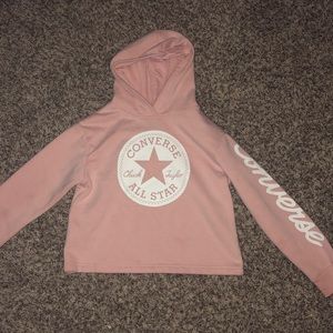 Pink converse hoodie